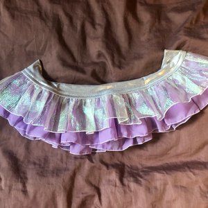 Discocheekz holographic micro mini rave skirt
